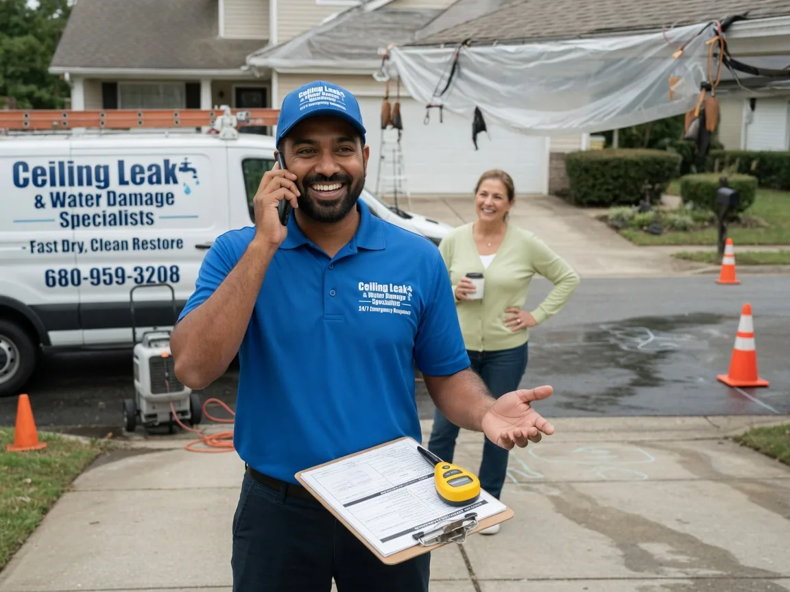 Ceiling Leak Cleanup Chenango Forks, NY FAQs